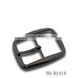 Shiny gunmetal finished rounded window buckle