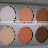 6 Color Pressed Powder Foundation All Dry Powder Cake Foundation Makeup thumbnail-3
