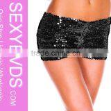 Black Women Hot New Shiny Sequin Shorts