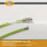 Outdoor Hiking Bright Green Stainless Steel Wire Key Ring Quality Choice thumbnail-4