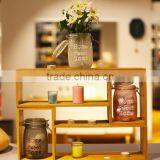 White / Red / Blue / Frosted / Cheap Glass Hurricane Candle Holders With Lid for Home Decoration thumbnail-4