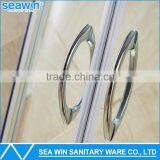 Small 304 Stainless Steel Round Pivot Shower Enclosure thumbnail-2