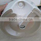 Ceramic White Wash Basin Bathroom Round Shape Single Hole Wash Basin New Desigh Hot Sale Best Quality Art Basin YB002 thumbnail-4