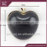Zinc Alloy Apple Shape Metal Clutch Frame With Black Plastic Shall Box Purse Frame Supplier's Choice thumbnail-2