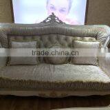 Modern France Wooden Fabric Sofa Set Living Room Design thumbnail-2
