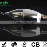 High Quality Led Filament Light Lamp 5W E14 Candle Lamp thumbnail-1