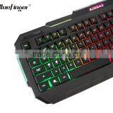 Factory Cheaper USB Wired Seven Color Backlit Gaming Keyboard thumbnail-4