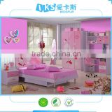 2015 hot sale!! babies furniture, children bedroom set, princess bed 8863#