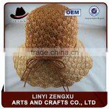 Cloche Bucket Shape Straw Boater Hat Product on .com