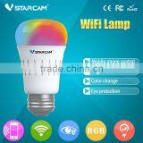 Vstarcam Wifi Remote Control 6W 20 million colors IOS Android APP wifi light bulb adapter