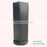 Powder Coat Fashion Metal Orifice Plate 4 Side Rotating Pegboard Hanging Product Display Stand HSX-1590