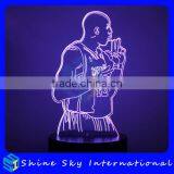 Customizable 7 Colors Light Flashing LED Night Light Creative Acrylic Decoration Night Light For Halloween Christmas thumbnail-5