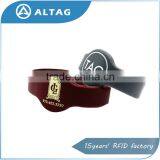 custom design rfid thin silicone wristband