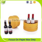 Customized classical paper wine cylinder box
