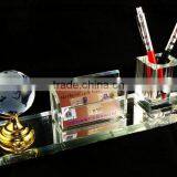 2016 Hot new and functional crystal office decoration pen holder