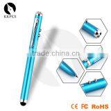 KKPEN Chrismas gift 4 in 1 stylus pen laser led