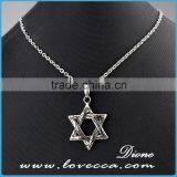 New Wholesale Women Star Silver Necklace Pendant Export Europe and America