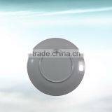 9" Two Tone Orange Melamine Round Serving Side Plate / Tray thumbnail-5