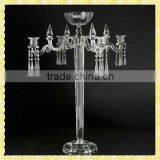 Handmade Exquisite Tall Antique Crystal Candelabra For Wedding Party Table Centerpiece Decoration