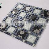 SMP26 Small and Big Square Mosaic Crystal Glass Mosaic Tiles Interior Wall Decoration Mosaic thumbnail-2
