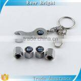 4pcs Metal Good Quality Fit for All Tubeless Car Tire Wrench Valve Cap thumbnail-4