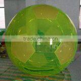 Hola Football Yellow Water Ball/jumbo Water Ball/roll Inside Inflatable Ball