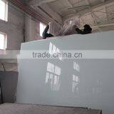 4mm 5mm Double Fenzi Coated Ultra Clear White Back Painted Glass