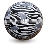popular design rubber playground ball /custom 8.5 inch full printing playground ball