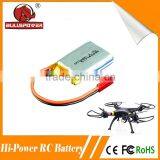 650mah 3.7v Li-ion Lithium Polymer Car Batteries Battery Small Size thumbnail-2