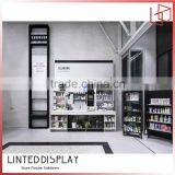 Best Product Customized Retail Shop Store Shelf Acrylic Makeup Cosmetic Display Stand With 3 Tires Drawers for Cosmetic