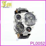 Movements Mens Military Wrist Watch Quartz Watch Men Leather Watches Outdoors Watch