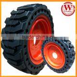 Solid Bobcat Tires 10-16.5 12-16.5 for Sale for Canada Market thumbnail-1