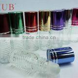 Mini 2ml 3ml Screw Thread Shaped Empty Clear Glass Tube Roll on Deodorant Bottle for Perfume With Plastic Roller Ball thumbnail-2