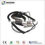 Black Dual Metal ESD Wrist Strap