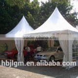 White PVC Tarpaulin 450gsm 550gsm 650gsm for Fabricated Pagoda Tent Roof thumbnail-3