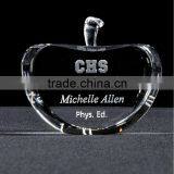 Solid Crystal Apple Recognition Gift thumbnail-1