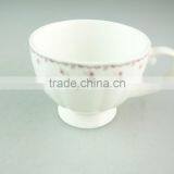 Cheap Porcelain Tea Cup With Handle Good Tabelware thumbnail-1