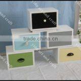 Unique Design Home Decorative Furniture Colorful Wooden DIY Storage Cabinet, Easy to Move thumbnail-1