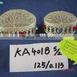 Creamywhite Iron Wire Decorative With Multicolour Pearl Cute Gift Box thumbnail-1