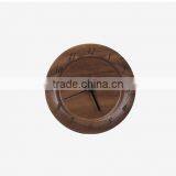 Carbon Baking Wooden Wall Digital Clock thumbnail-2