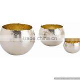 Silver Plated Metal Bowl thumbnail-1