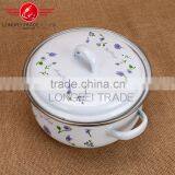Cheap and Good Quality Hot Sale 3pcs Enamel Coated Cast Iron Cookware With Enamel Lid thumbnail-5