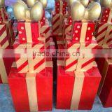 Outdoor FRP Christmas Gift Box Stack thumbnail-5