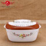 High Quality 3PCS Stainless Steel Inner Plastic Insulated Food Warmer thumbnail-2