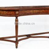 Vintage English Regina Style Office Writing Desk Made of Solid Wood BF11-08223b thumbnail-2