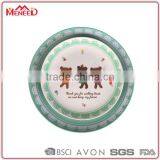 Food Grade Lovely Sweet Bears Print Size Optional Children Melamine Dinner Plates thumbnail-1