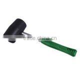 RUBBER MALLET WITH STEEL HANDLE