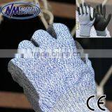 NMSAFETY Sapphire Blue Liner PU Gloves Soft PU Working Gloves Cut-resistant Level 5 thumbnail-1