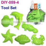 6 Sea Animals Sand Molds Set thumbnail-1
