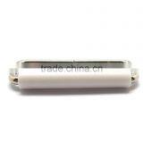 1.5" X 3/8" Rectangle W/White Rolle, Rectangle Metal Loop W/Roller, Metal Loop With Roller thumbnail-6